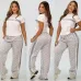 42025 On sale Women's Dior CD Pattern Top and Pants Set with Side Stripe #A47225
