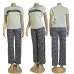 62025 On sale Women's Dior CD Pattern Top and Pants Set with Side Stripe #A47225