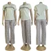 72025 On sale Women's Dior CD Pattern Top and Pants Set with Side Stripe #A47225