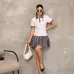52025 Women's Fendi FF Pattern T-Shirt and Shorts Set #A47930