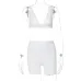 15Hot goods 2021 summer hot selling women's wear new V-neck sports Yoga suit women's wholesale #999902416