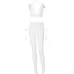 11Hot goods 2021 summer hot selling women's wear new V-neck sports Yoga suit women's wholesale #999902416