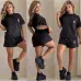 6LV Embossed T-Shirt  Monogram Shorts #A46480