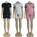 1LV Embossed T-Shirt  Monogram Shorts #A46480