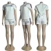12Sale Gucci Embossed Short Set with Contrast Side Panels #A47229