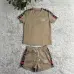 13Sale Gucci Embossed Short Set with Contrast Side Panels #A47229