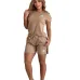 5Sale Gucci Embossed Short Set with Contrast Side Panels #A47229
