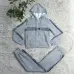 14Women's Dior CD Pattern Hoodie and Pants Set with Side Stripe #A47228