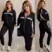 6Women's Dior CD Pattern Hoodie and Pants Set with Side Stripe #A47228
