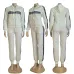 10Women's Dior CD Pattern Hoodie and Pants Set with Side Stripe #A47228
