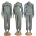 11Women's Dior CD Pattern Hoodie and Pants Set with Side Stripe #A47228