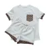 4Women's Gucci GG Pattern T-Shirt  Shorts Set price drop #A46484