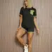 14Women's Gucci GG Pattern T-Shirt  Shorts Set price drop #A46484