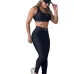 4new fashion alo yoga sports vest pants running fitness waist-tightening women's clothing two-piece set #A47863