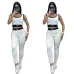 3new fashion alo yoga sports vest pants running fitness waist-tightening women's clothing two-piece set #A51025