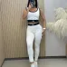 6new fashion alo yoga sports vest pants running fitness waist-tightening women's clothing two-piece set #A51025