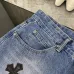 12Chrome Women's Hearts classic blue black leather jeans #A48738