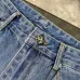 7Chrome Women's Hearts classic blue black leather jeans #A48738