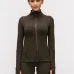 132021 autumn and winter models  stretch zipper running long-sleeved yoga sports jacket women #999901216