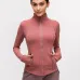 192021 autumn and winter models  stretch zipper running long-sleeved yoga sports jacket women #999901216