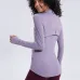 312021 autumn and winter models  stretch zipper running long-sleeved yoga sports jacket women #999901216