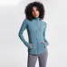 82021 autumn and winter models  stretch zipper running long-sleeved yoga sports jacket women #999901216