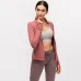 9Merillat 2021 autumn and winter models stretch zipper running long-sleeved yoga sports jacket women #999901210