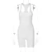 7Women's spring and summer 2021 new knitted solid color high waist tight sports Yoga one-piece pants Dresses #999902420