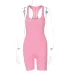 9Women's spring and summer 2021 new knitted solid color high waist tight sports Yoga one-piece pants Dresses #999902420