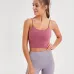 13merillat halter sexy sports bra with chest pads gather and stereotype fitness camisole #999901195