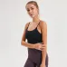 8merillat halter sexy sports bra with chest pads gather and stereotype fitness camisole #999901195
