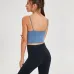 11merillat halter sexy sports bra with chest pads gather and stereotype fitness camisole #999901195